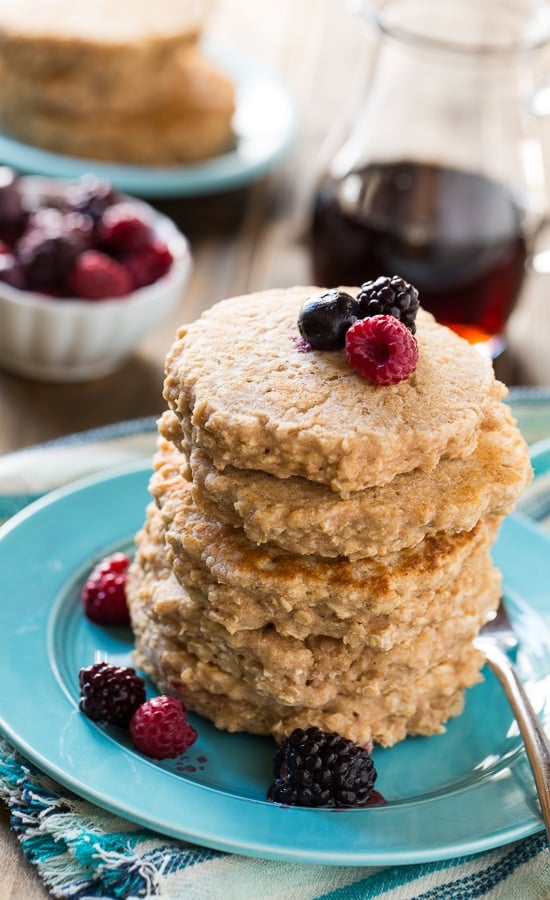 Super Healthy Whole Wheat Pancakes