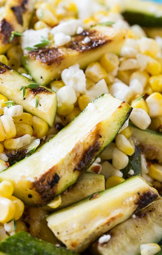 Grilled Zucchini-Corn Salad